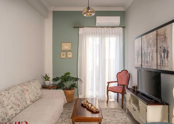Lägenhet Veranda At Center Patras